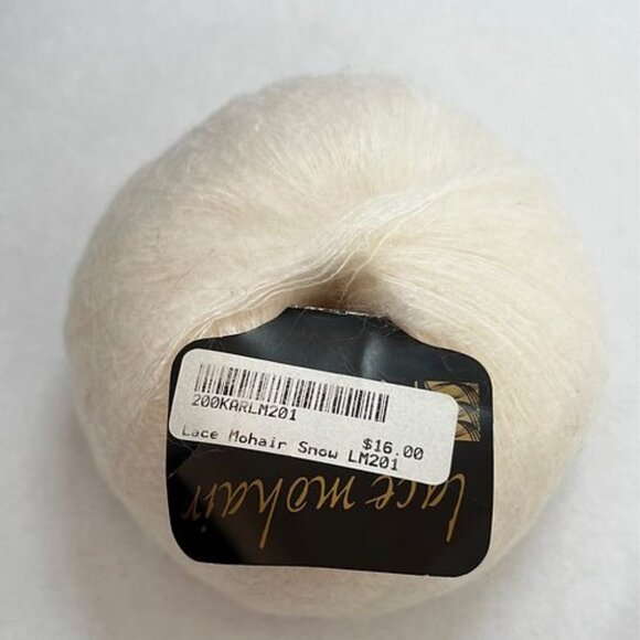 Karabella Yarns Lace Mohair Snow - Picture 4 of 5